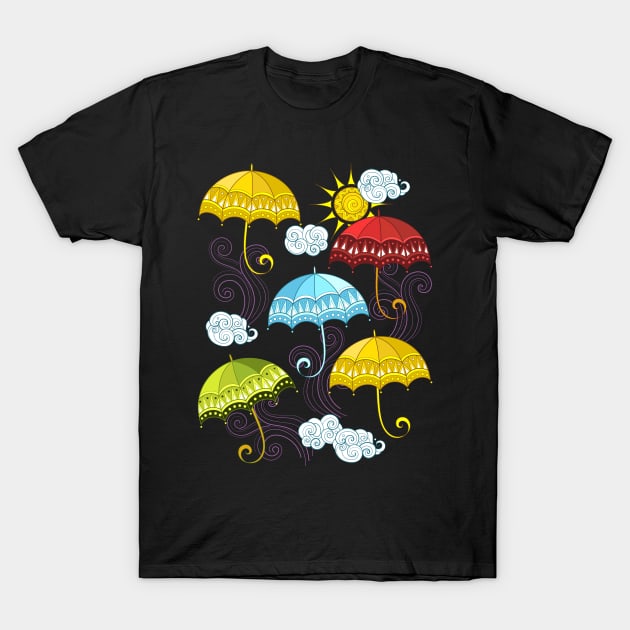 Fairytale Weather Forecast Print T-Shirt by lissantee